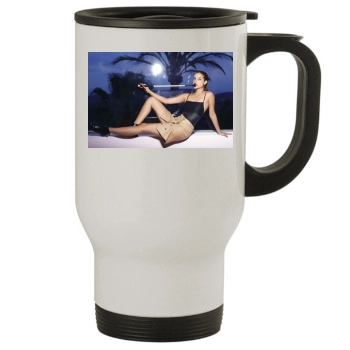 Barbara Palvin Stainless Steel Travel Mug