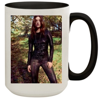 Barbara Palvin 15oz Colored Inner & Handle Mug