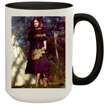 Barbara Palvin 15oz Colored Inner & Handle Mug