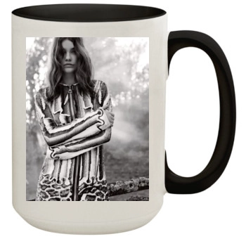 Barbara Palvin 15oz Colored Inner & Handle Mug