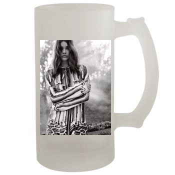 Barbara Palvin 16oz Frosted Beer Stein