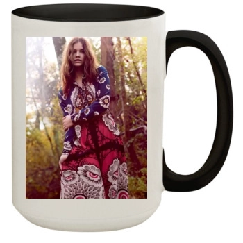 Barbara Palvin 15oz Colored Inner & Handle Mug