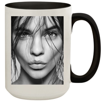 Barbara Palvin 15oz Colored Inner & Handle Mug