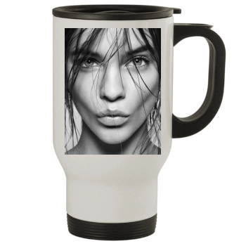 Barbara Palvin Stainless Steel Travel Mug