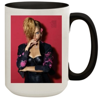 Barbara Palvin 15oz Colored Inner & Handle Mug