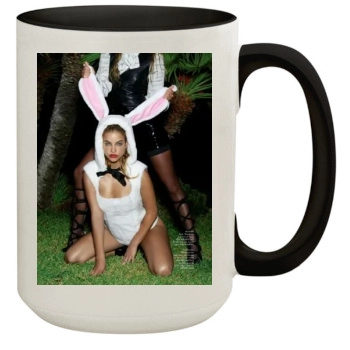 Barbara Palvin 15oz Colored Inner & Handle Mug