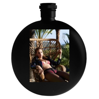 Barbara Palvin Round Flask