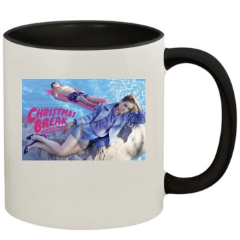 Barbara Palvin 11oz Colored Inner & Handle Mug