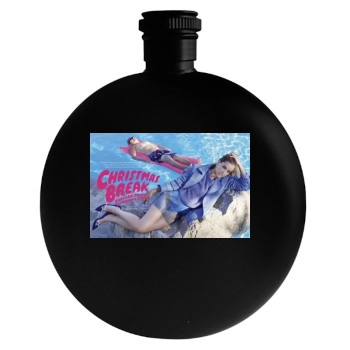 Barbara Palvin Round Flask