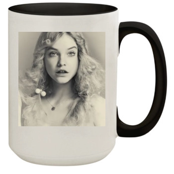 Barbara Palvin 15oz Colored Inner & Handle Mug