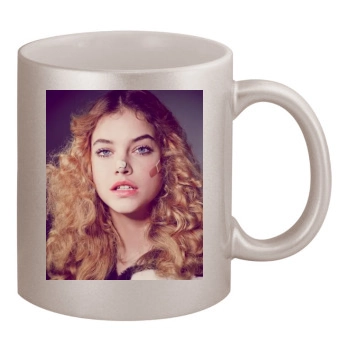 Barbara Palvin 11oz Metallic Silver Mug