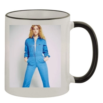 Barbara Palvin 11oz Colored Rim & Handle Mug