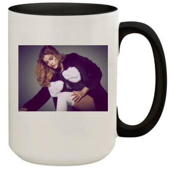 Barbara Palvin 15oz Colored Inner & Handle Mug