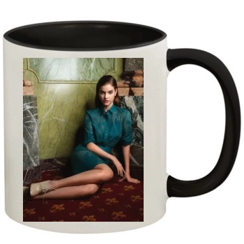 Barbara Palvin 11oz Colored Inner & Handle Mug