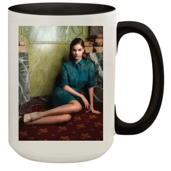 Barbara Palvin 15oz Colored Inner & Handle Mug