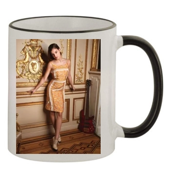 Barbara Palvin 11oz Colored Rim & Handle Mug