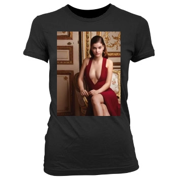 Barbara Palvin Women's Junior Cut Crewneck T-Shirt