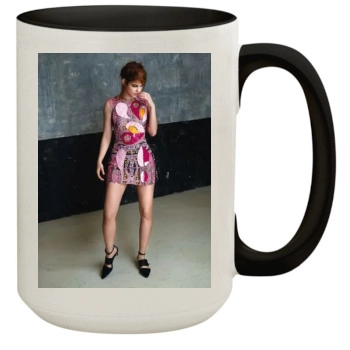 Barbara Palvin 15oz Colored Inner & Handle Mug