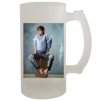 Barbara Palvin 16oz Frosted Beer Stein