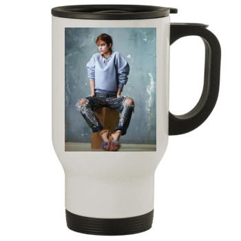 Barbara Palvin Stainless Steel Travel Mug