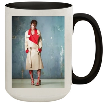 Barbara Palvin 15oz Colored Inner & Handle Mug