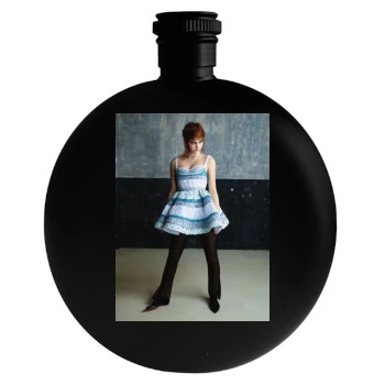 Barbara Palvin Round Flask