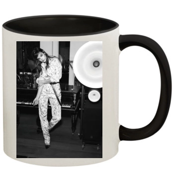 Barbara Palvin 11oz Colored Inner & Handle Mug