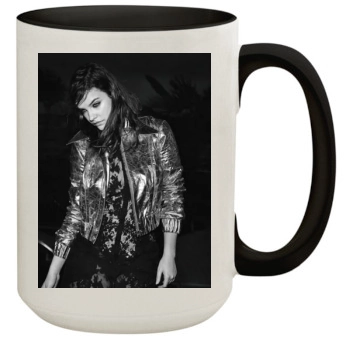 Barbara Palvin 15oz Colored Inner & Handle Mug