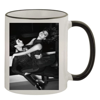 Barbara Palvin 11oz Colored Rim & Handle Mug