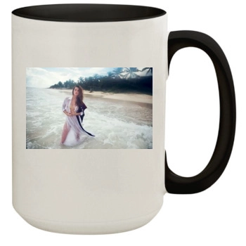 Barbara Palvin 15oz Colored Inner & Handle Mug