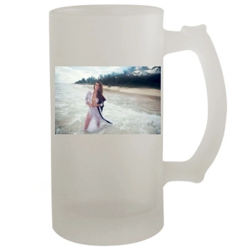 Barbara Palvin 16oz Frosted Beer Stein