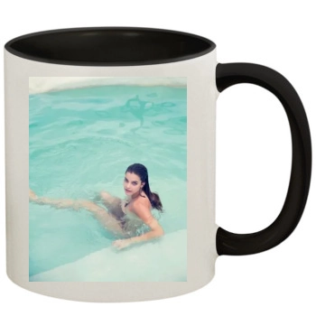 Barbara Palvin 11oz Colored Inner & Handle Mug