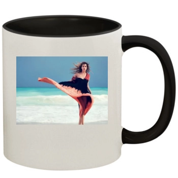 Barbara Palvin 11oz Colored Inner & Handle Mug