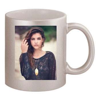 Barbara Palvin 11oz Metallic Silver Mug