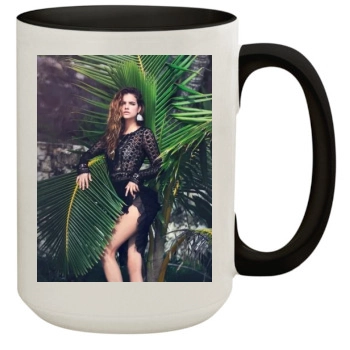 Barbara Palvin 15oz Colored Inner & Handle Mug