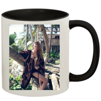 Barbara Palvin 11oz Colored Inner & Handle Mug