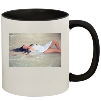 Barbara Palvin 11oz Colored Inner & Handle Mug