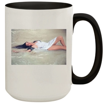 Barbara Palvin 15oz Colored Inner & Handle Mug