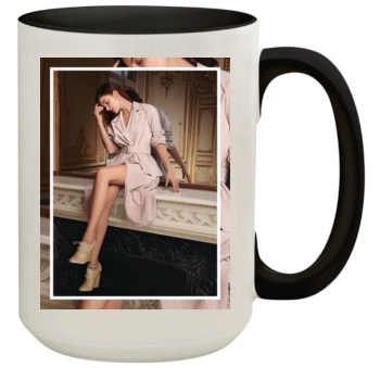 Barbara Palvin 15oz Colored Inner & Handle Mug