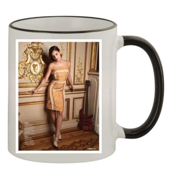 Barbara Palvin 11oz Colored Rim & Handle Mug