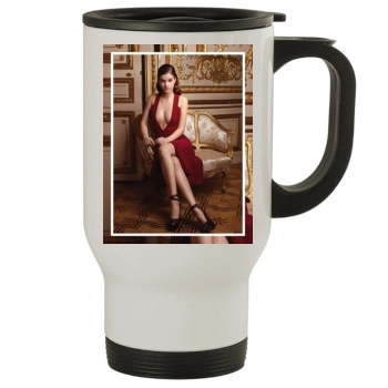 Barbara Palvin Stainless Steel Travel Mug