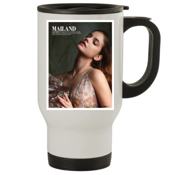 Barbara Palvin Stainless Steel Travel Mug