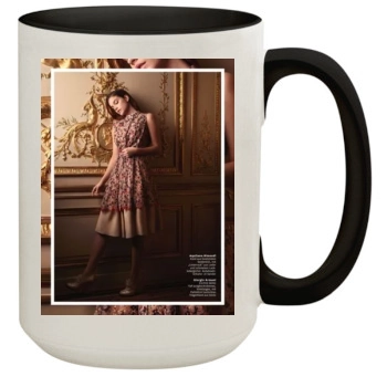 Barbara Palvin 15oz Colored Inner & Handle Mug