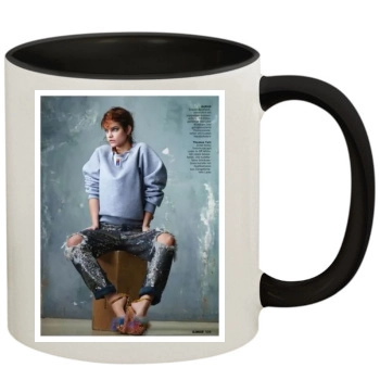 Barbara Palvin 11oz Colored Inner & Handle Mug