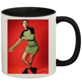 Barbara Palvin 11oz Colored Inner & Handle Mug