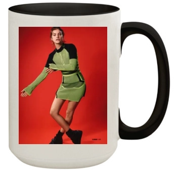 Barbara Palvin 15oz Colored Inner & Handle Mug