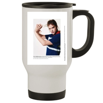 Barbara Palvin Stainless Steel Travel Mug