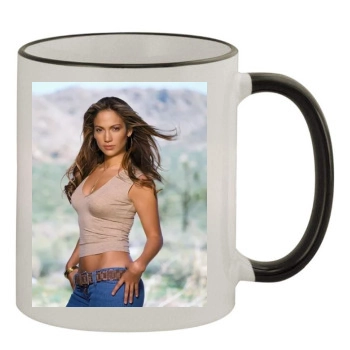 Jennifer Lopez 11oz Colored Rim & Handle Mug