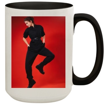 Barbara Palvin 15oz Colored Inner & Handle Mug