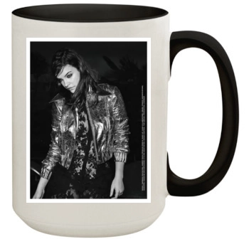 Barbara Palvin 15oz Colored Inner & Handle Mug